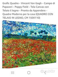 Natale regala Canvas Vincent Van Gogh