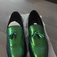 Mocassini Verdi 40,  da cerimonia