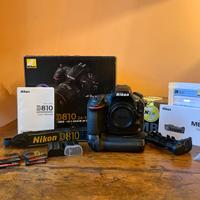 Reflex Nikon D810 + battery grip MB-D12 + 220gb cf