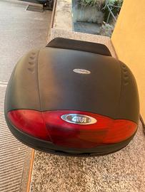 BAULETTO GIVI USATO CON SCHIENALINO E PIASTRA