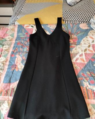 abito nero elegante smanicato invernale Even&Odd