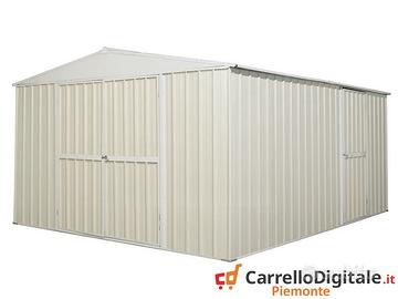 Box prefabbricato in acciaio 360x430cm avorio