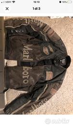 Giacca in vera pelle Marlboro