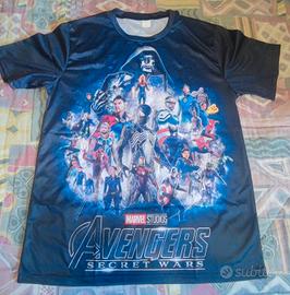 Maglietta Uomo Avengers Secret Wars taglia L