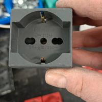 gewiss 21246 schuko + bipasso