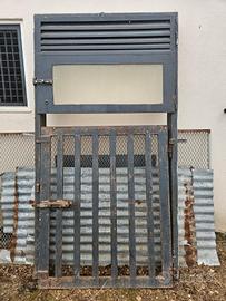 Cancello con Telaio e Finestra 