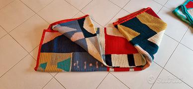 coperte in lana lavorate ai ferri