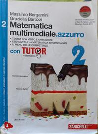 libro scolastico matematica multimediale azzurro 2