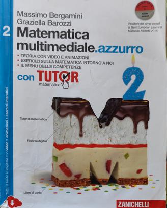 libro scolastico matematica multimediale azzurro 2
