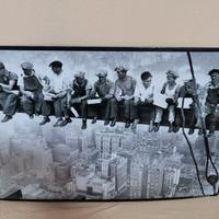 Foto vintage su lastra in metallo