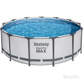 piscina fuori terra bestway pro max tonda 396x122