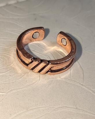 Anello regolabile in Rame con Magneti Energia 