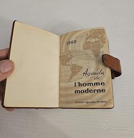 Agendina vintage francese 1960 da collezione