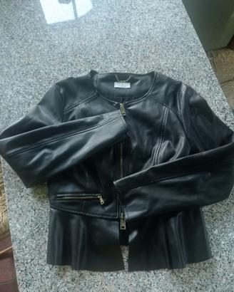 giacca in ecopelle Motivi tg 46 nero