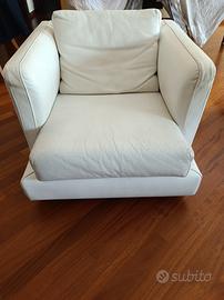 poltrona in pelle