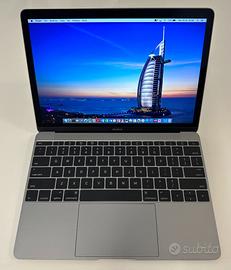 MACBOOK 12-SSD 500GB+RAM 8GB-BATTERIA  NUOVA