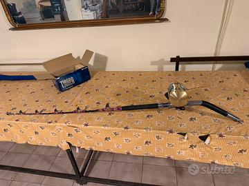 Canna e mulinello da tonno