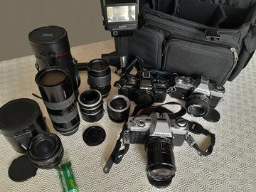 Fotocamere analogiche e obiettivi Minolta