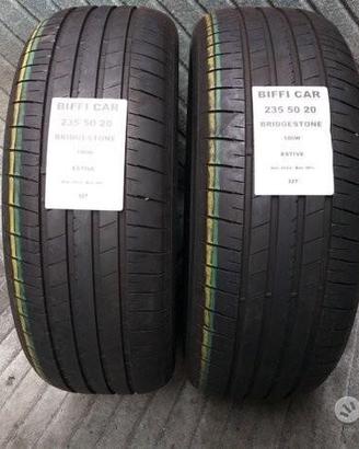 2 gomme 235 50 20 bridgestone a327