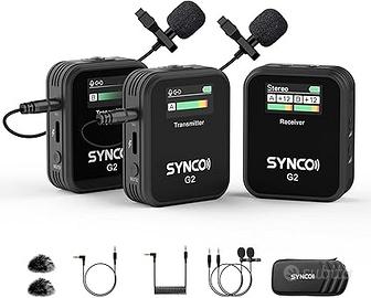 SYNCO Microfono Lavalier Senza Fili