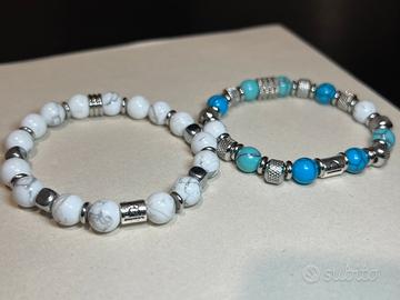 2 Bracciali artigianali, segno zodiacale bilancia