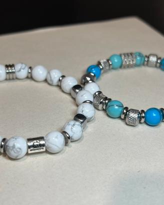 2 Bracciali artigianali, segno zodiacale bilancia