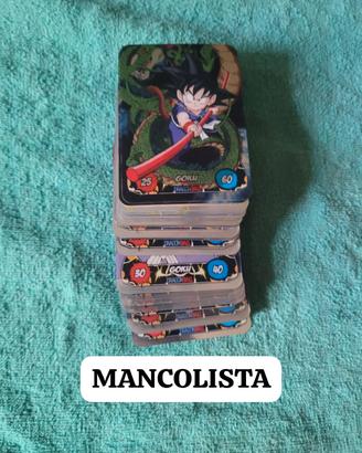 lamincards dragonball serie nera remake
