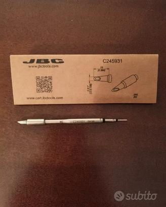 Punta  saldatore jbc T245 modello C245931  NUOVA