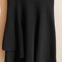 Gonna nera in maglia