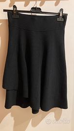 Gonna nera in maglia