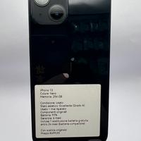 iPhone 13 256GB Nero – Originale – 91% Batteria