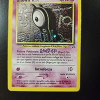 carta Pokémon Unown- Neo Discovery