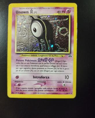 carta Pokémon Unown- Neo Discovery