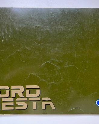Libretto uso e manutenzione Ford Fiesta XR2
