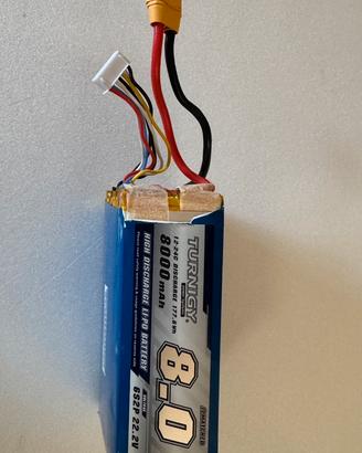 Batteria lipo turnigy 6s 8000 mah