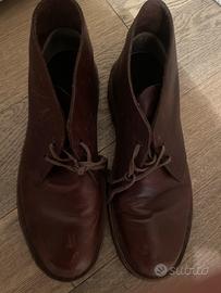 Scarpe pelle marrone Clarks taglia 42