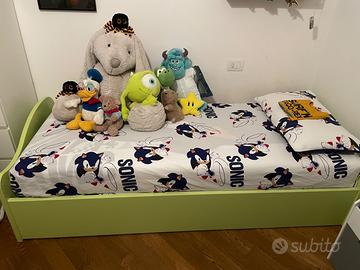 Letto singolo contenitore
