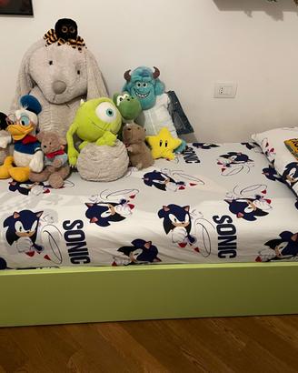 Letto singolo contenitore
