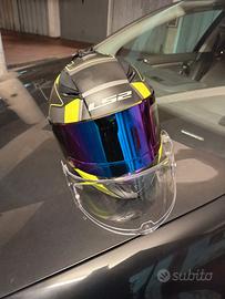 Casco Integrale LS2 Rapid taglia nero giallo fluo