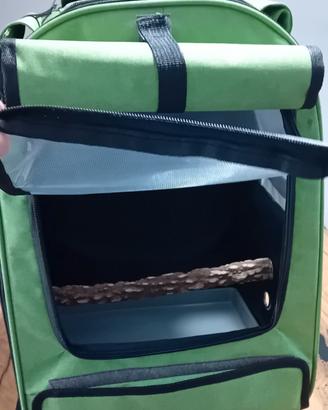 Zaino per pappagalli nuovo, mai usato