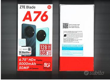 Smartphone ZTE Blade A76 5G Network (nuovo)