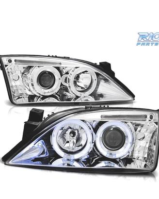 FARI FORD MONDEO MK3 00-07 ANGEL EYES FONDO CROMAT