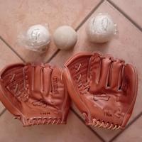 Guantoni e palle baseball