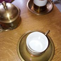 Servizio da caffè in ottone