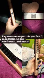 Spazzola infrarossi capelli  lisci e mossi