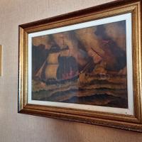 Quadro autentico "Battaglia Navale"