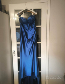 abito formale blu reale taglia 12