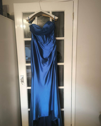 abito formale blu reale taglia 12