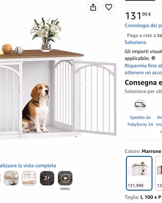 Gabbia per Cani, 100 x 60 x 63 cm,