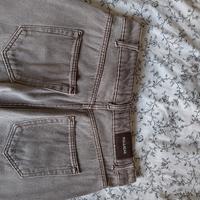 pantaloni jeans marroni 